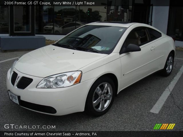 2006 Pontiac G6 GT Coupe in Ivory White