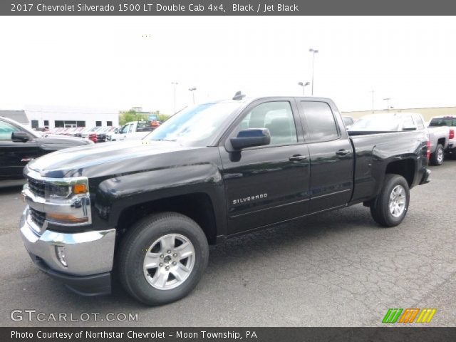 2017 Chevrolet Silverado 1500 LT Double Cab 4x4 in Black