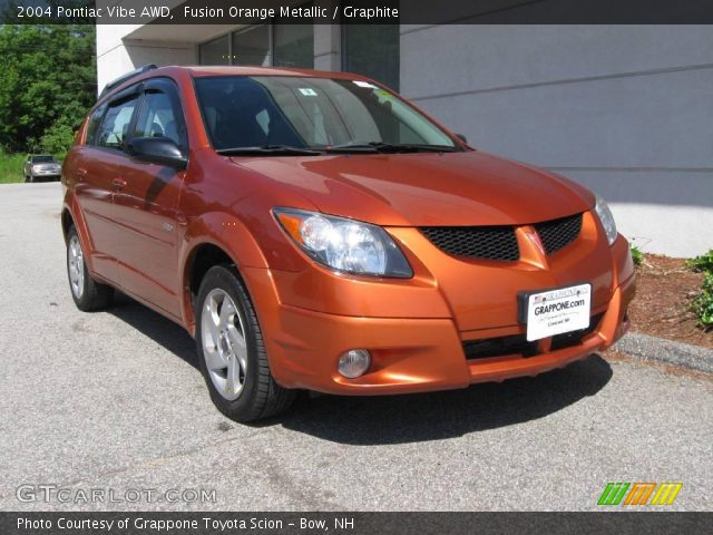 2004 Pontiac Vibe AWD in Fusion Orange Metallic