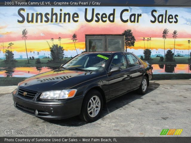 2001 Toyota Camry LE V6 in Graphite Gray Pearl