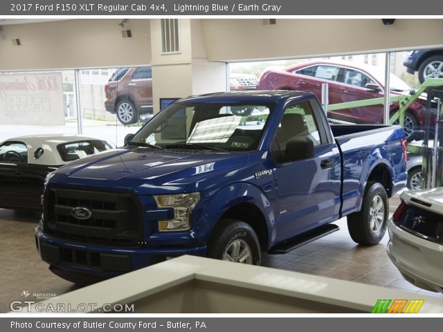 2017 Ford F150 XLT Regular Cab 4x4 in Lightning Blue