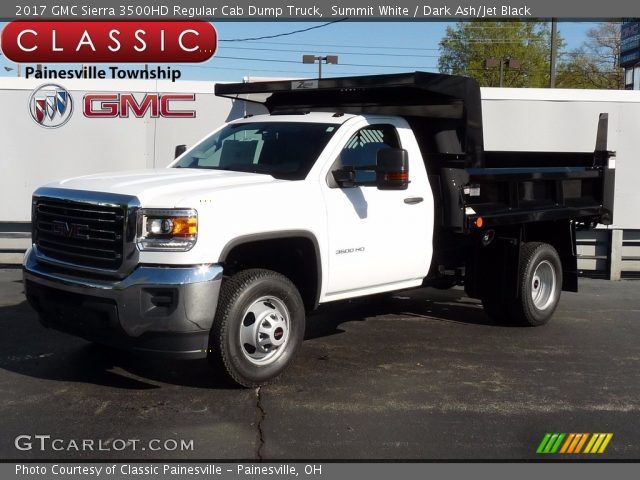 2017 GMC Sierra 3500HD Regular Cab Dump Truck in Summit White