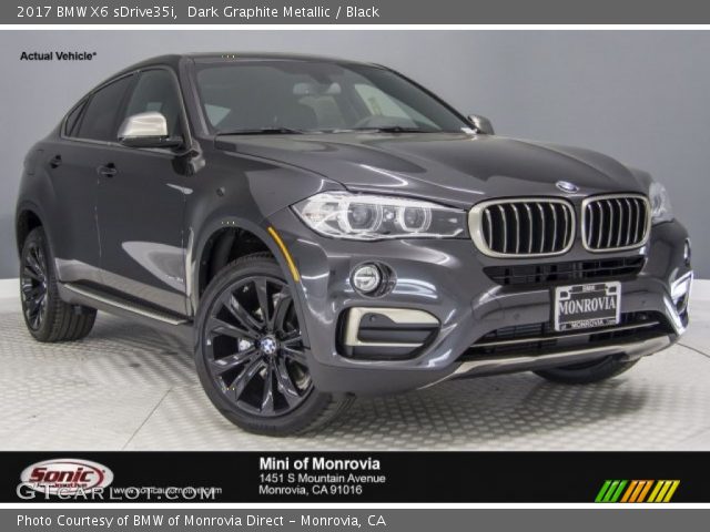 2017 BMW X6 sDrive35i in Dark Graphite Metallic