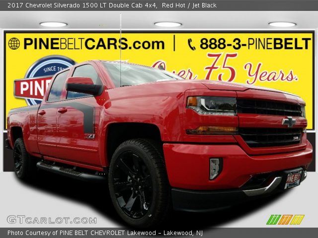 2017 Chevrolet Silverado 1500 LT Double Cab 4x4 in Red Hot