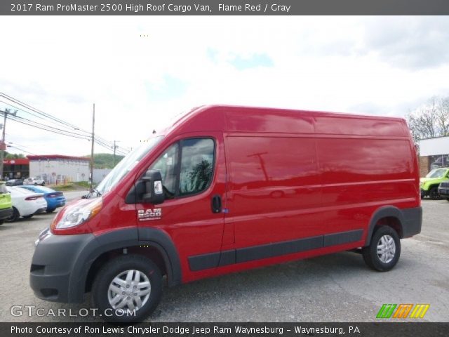 2017 Ram ProMaster 2500 High Roof Cargo Van in Flame Red