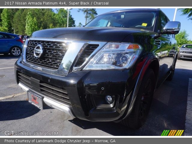 2017 Nissan Armada Platinum 4x4 in Super Black
