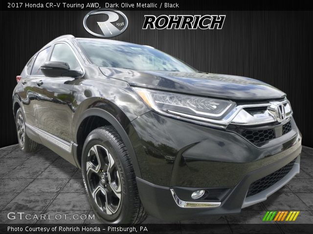2017 Honda CR-V Touring AWD in Dark Olive Metallic