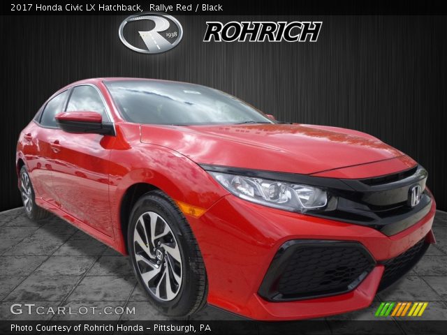 2017 Honda Civic LX Hatchback in Rallye Red