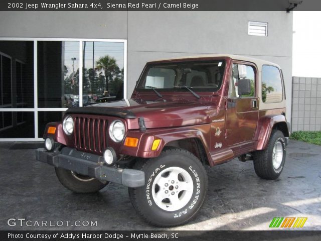 2002 Jeep Wrangler Sahara 4x4 in Sienna Red Pearl