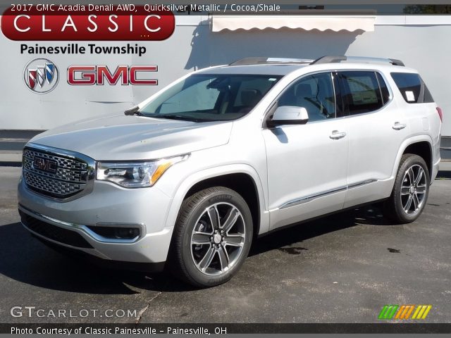 2017 GMC Acadia Denali AWD in Quicksilver Metallic