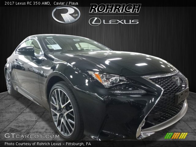 2017 Lexus RC 350 AWD in Caviar