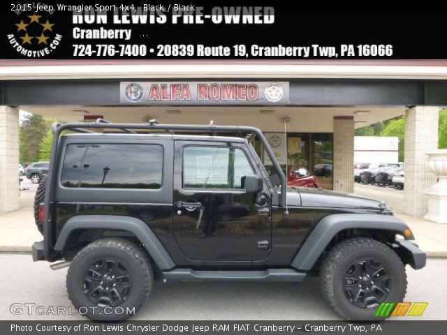 2015 Jeep Wrangler Sport 4x4 in Black