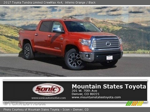 2017 Toyota Tundra Limited CrewMax 4x4 in Inferno Orange