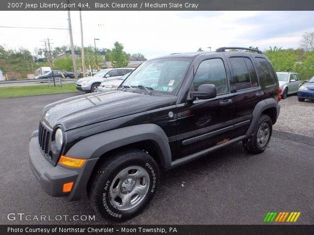2007 Jeep Liberty Sport 4x4 in Black Clearcoat