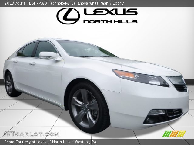 2013 Acura TL SH-AWD Technology in Bellanova White Pearl