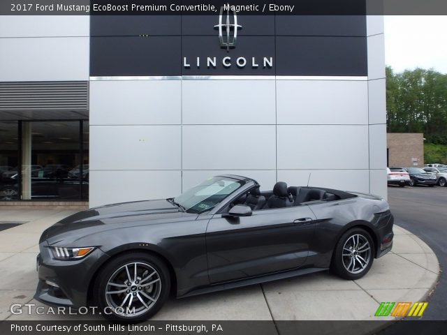 2017 Ford Mustang EcoBoost Premium Convertible in Magnetic