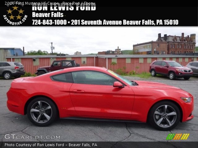 2016 Ford Mustang V6 Coupe in Race Red