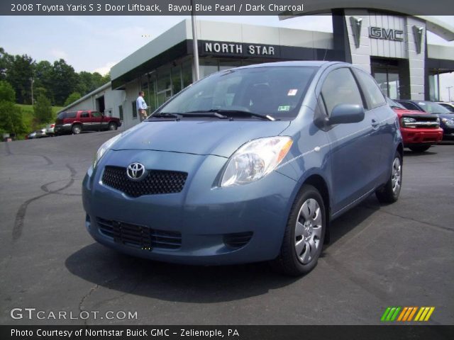 2008 Toyota Yaris S 3 Door Liftback in Bayou Blue Pearl
