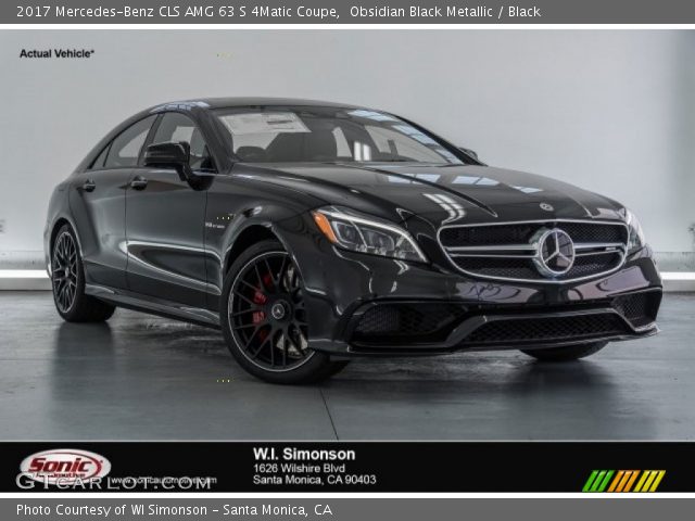 2017 Mercedes-Benz CLS AMG 63 S 4Matic Coupe in Obsidian Black Metallic