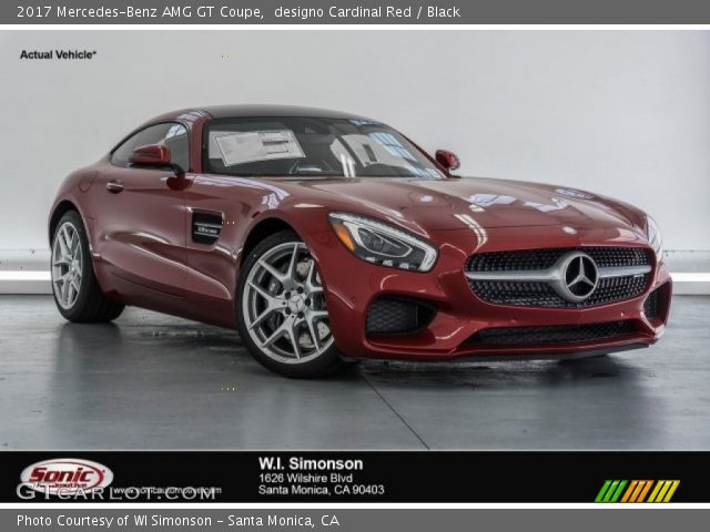2017 Mercedes-Benz AMG GT Coupe in designo Cardinal Red