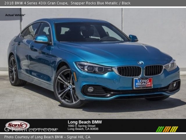 2018 BMW 4 Series 430i Gran Coupe in Snapper Rocks Blue Metallic