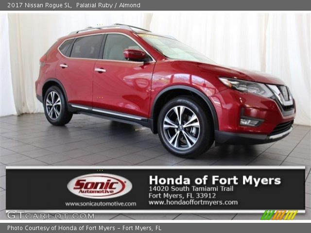 2017 Nissan Rogue SL in Palatial Ruby