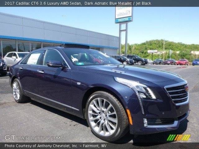 2017 Cadillac CT6 3.6 Luxury AWD Sedan in Dark Adriatic Blue Metallic