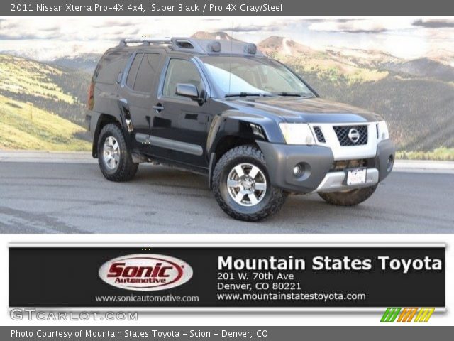 2011 Nissan Xterra Pro-4X 4x4 in Super Black