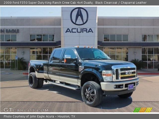 2009 Ford F350 Super Duty King Ranch Crew Cab 4x4 Dually in Black Clearcoat