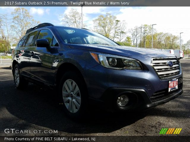 2017 Subaru Outback 2.5i Premium in Twilight Blue Metallic