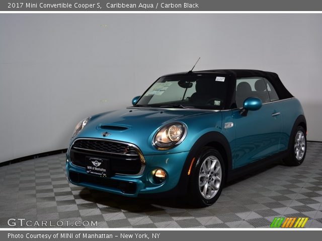 2017 Mini Convertible Cooper S in Caribbean Aqua