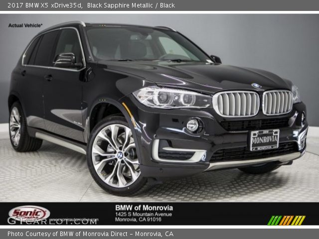 2017 BMW X5 xDrive35d in Black Sapphire Metallic