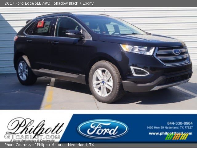 2017 Ford Edge SEL AWD in Shadow Black