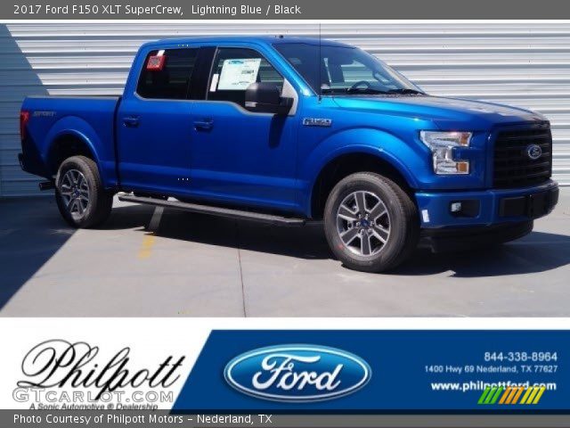 2017 Ford F150 XLT SuperCrew in Lightning Blue