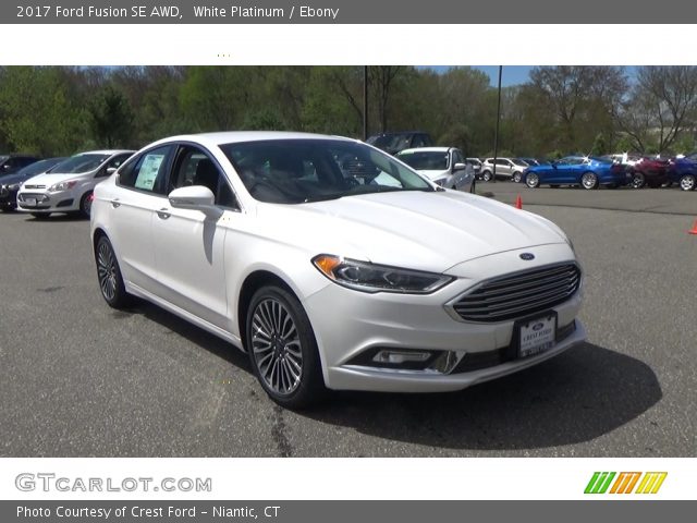2017 Ford Fusion SE AWD in White Platinum