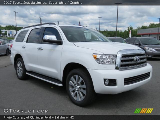 2017 Toyota Sequoia Limited in Super White