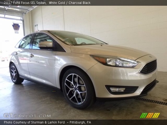 2017 Ford Focus SEL Sedan in White Gold