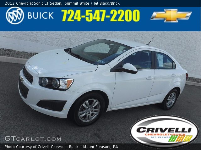 2012 Chevrolet Sonic LT Sedan in Summit White