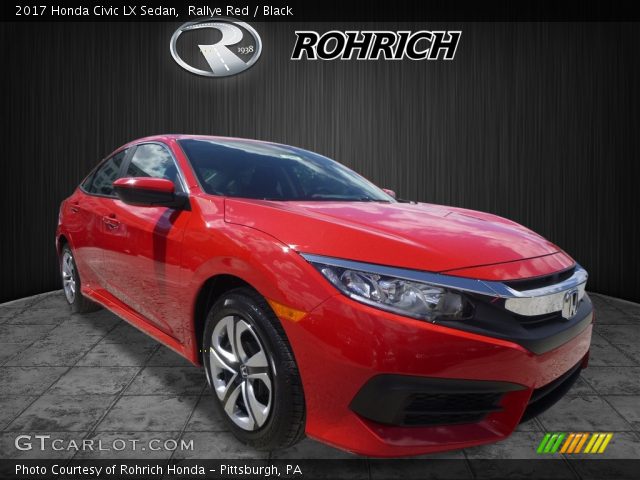 2017 Honda Civic LX Sedan in Rallye Red