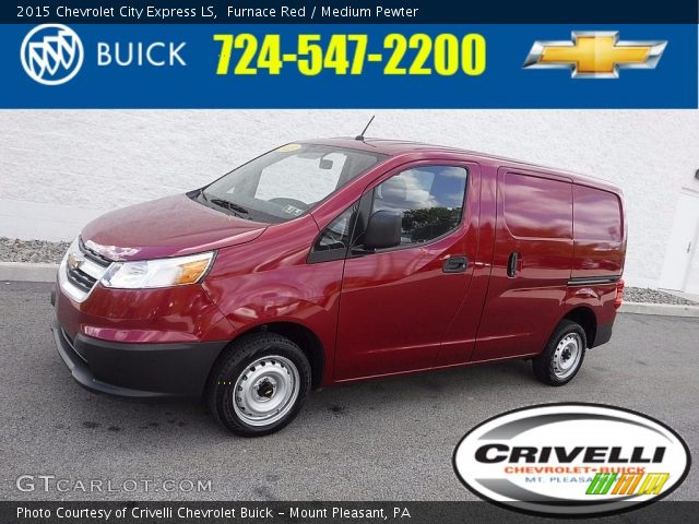 2015 Chevrolet City Express LS in Furnace Red