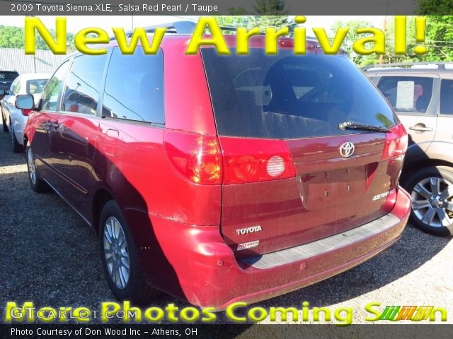 2009 Toyota Sienna XLE in Salsa Red Pearl