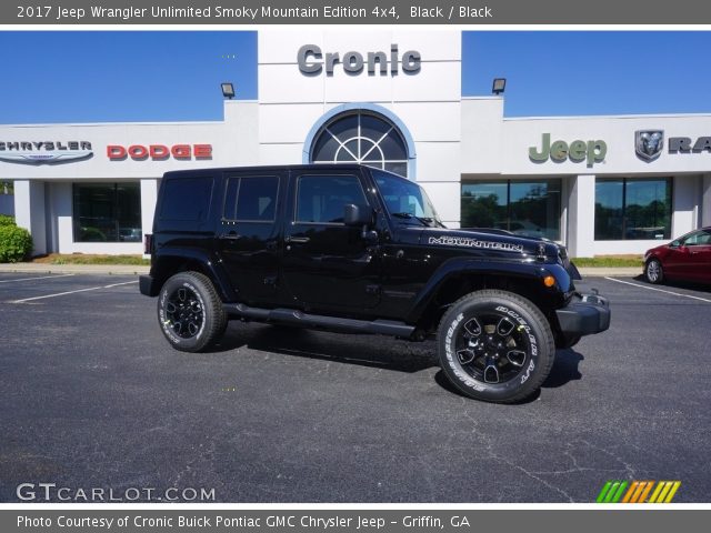 2017 Jeep Wrangler Unlimited Smoky Mountain Edition 4x4 in Black