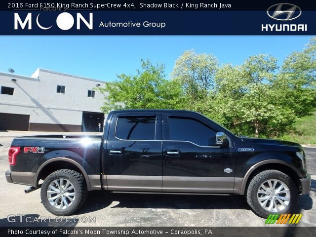 2016 Ford F150 King Ranch SuperCrew 4x4 in Shadow Black