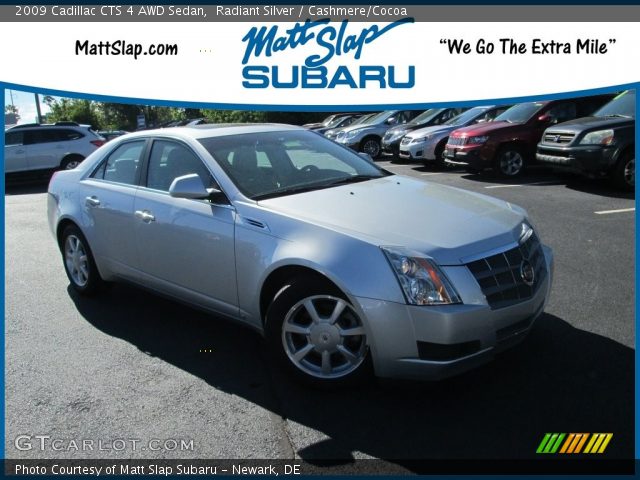 2009 Cadillac CTS 4 AWD Sedan in Radiant Silver