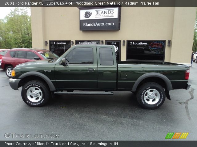 2001 Ford Ranger XLT SuperCab 4x4 in Woodland Green Metallic