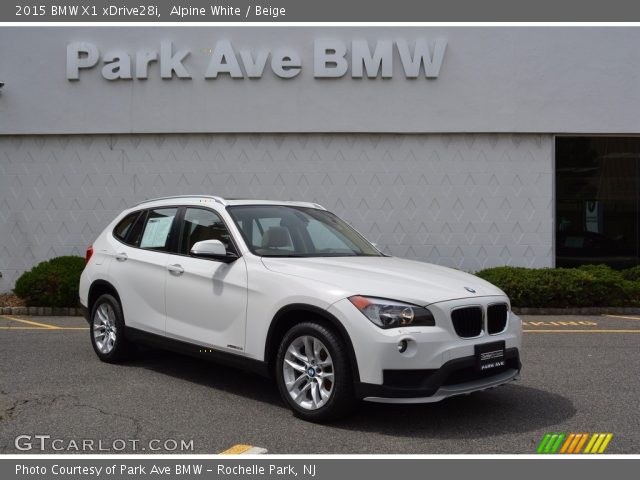 2015 BMW X1 xDrive28i in Alpine White