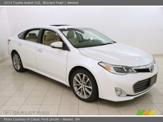 2014 Toyota Avalon XLE in Blizzard Pearl