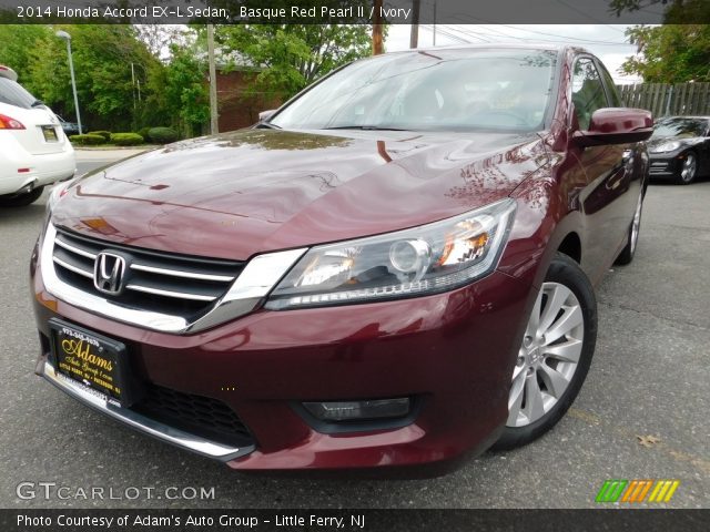 2014 Honda Accord EX-L Sedan in Basque Red Pearl II