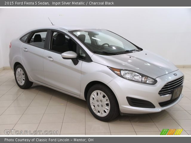 2015 Ford Fiesta S Sedan in Ingot Silver Metallic