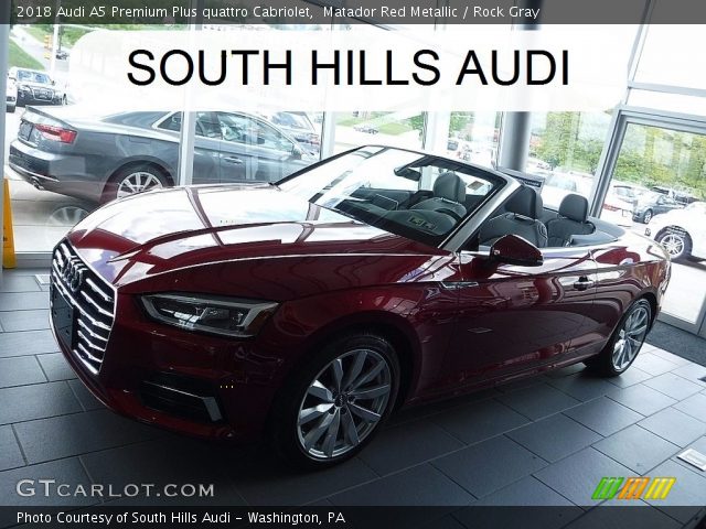 2018 Audi A5 Premium Plus quattro Cabriolet in Matador Red Metallic